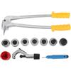 Jiawu Kit di Strumenti di Espansione per Tubi PEX Espansore per Tubi con Design a Leva Preciso per da 1/2 Strumento in Metallo di Alta qualità per Set di Espansori per PEX da 3/8 Scelta degli