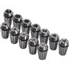Generic ER 16 Collet Chuck, Kit Router Collet Kit CNC Macurioni Fresatura 12pcs Chuck Set Primaverile Accessori Industriali a Molla Accessori Industriali ER16 ER16