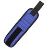 Yvxotrxnk Cool Magnetic Wristband Tool Belt for Men & Women with 10 Strong Magnets, Adjustable Wrist Holder for Screws, Nails, Drill Bits, Portable Worksite Organizer Gadget (Blue)