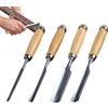 Générique Scolapiatti per intaglio in legno, forbici da intaglio per legno, Sgorge ergonomico per intaglio in legno | Scalpello per legno professionale 4X, utensili manuali portatili per falegnami, principianti