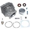 LIWaaGe Kit pistone cilindro di grande diametro adatto for 034 034AV MS340 Super 1125 020 1209 1125 020 1200