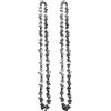 Zorlun Sega elettrica LP da 8 pollici 1/4 45 nodi 22 coltelli Catene for motoseghe Lama for sega legname Catena for motosega potatura Accessori for Taglio del legno(2pcs 8-inch Chain)