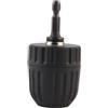 QWUUYEC Mandrino Autoserrante 3/8 - 24UNF 0,8-10mm con Adattatore Esagonale 1/4'', Mandrino Trapano, Materiale Plastica e Metallo - Resistente e Stabile, Facile da Trasportare e U