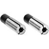 Qjaiune 2 adattatori da 1/4 a 1/8 per mandrino portapinza adattatore, adattatore per router per incisione CNC per macchine utensili