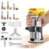 DIYtoolifz Strumento per router cordless compatibile con batteria DeWalt da 20 V (solo strumento), router per legno senza spazzole da 800 W, controllo a 6 velocità, base fissa con regolazione della