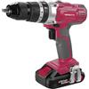 Papillon Yamato 099362 - Trapano a percussione a batteria al litio, CDP 16L, 16 V, 2 Ah, 350/1250 rpm