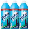 Vetril - Vetri Esterni, Detergente Anti Pioggia, Scudo Anti Goccia, Brillantezza Senza Aloni, 650 ml x 3 Pezzi