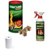 BUYSTAR KIT DIAVOLINA - 100 cubi accendifuoco ecologico +Supervetro 500ml detergente vetri