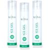Italfisio 3x100ml ITALFISIO Ice Gel Pomata Antinfiammatoria Forte - Effetto Ghiaccio per Dolori Muscolari, Articolari e Distorsioni - Sollievo per Gambe Gonfie e Piedi - Migliora il Drenaggio dei Liquidi