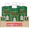 Borotalco Roberts Talco in Polvere Multiuso Super Assorbente e Rinfrescante anche per Pelli Sensibili per Adulti e Bambini - 4 Flaconi da 200g