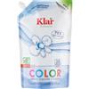 Klar Clear Eco Sensitive Color - Sacchetto di ricarica per bucato, 1,5 l, senza profumo, 25 lavaggi, per chi soffre di allergie, vegan