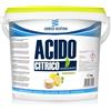 CHEMICA SOLUTIONS Acido Citrico Monoidrato Ecologico Multifunzione, Detersivo pavimenti, Pulizia Calcare lavatrice,Brillantante Decalcificante,Alimentare E330 Barattolo da 5Kg Chemica Solutions
