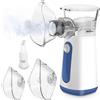 TEMPO DI SALDI Aerosol Portatile Silenzioso e compatto con Alimentazione USB. Macchina Aerosol Adulti e Bambini leggero e facile da utilizzare. Mesh Nebulizer da Viaggio, efficiente e veloce