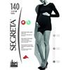 SEGRETA Collant 140 den maman, compressione graduata medio-forte