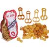 realGOOS Pasta di semola di grano duro bicolore a forma di pisello per nubilato in confezione da 250 g