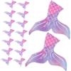 FOMIYES Tovaglioli di Carta Coda da Sirena, 60 Pezzi, ad Alta Assorbenza, per Compleanno e Picnic All'Aperto, Decorazione Festa per Bambina