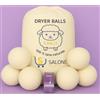 Salone Negozio Online Sfere Ammorbidente Asciugatrice naturale Palline in Lana Merino x 6 pz. della Nuova Zelanda con Olio Essenziale alla Lavanda Ammorbidente Naturale