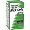 HealthAid Black Garlic 750mg NEW 30 capsule by Health Aid…
