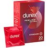 Durex FEELING EXTRA - 20 Preservativi da uomo sottili ed extra lubrificati