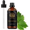Aphrosmile Aromaterapia Olio essenziale di patchouli per diffusore, 3,3oz 100% puro olio di patchouli per la produzione di sapone, 100ml Aromaterapia olio essenziale di patchouli per bombe da bagno DIY