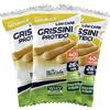 WHY NATURE LOW CARB GRISSINI PROTEICI - Snack Proteici Senza Glutine - Snack Proteici Gusto Naturale - Box da 25 Pezzi - 30 Gr