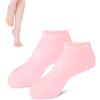 Agatige 2 Paia Calzini Idratanti Riutilizzabili per La Notte Calzini Di Cura Del Piede Del Silicone Esfoliante Idratante Bellezza Calzini Spa per Gli Uomini Donne Pelle Secca Del Piede Incrinato (M (36-38))