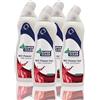 SUPER CLEAN WC POWER GEL 12 x 750 ml - Detergente WC Premium contro Calcare e Incrostazioni - Gel WC Aderente con Profumo di Ciliegia - Delicato e senza Pittogrammi GHS - Made in Germany