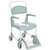 Etac Clean - Sedia a rotelle per doccia e WC standard, 55 cm, colore: bianco/2