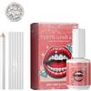 Generic Kit di gioielli per denti - Kit professionale di gioielli per denti, pietre preziose luminose per denti | Colla e strumento facile da incollare, per creare sorrisi unici, non tossici e