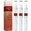 Transplant Rimozione della verruca di azoto liquido, facile e veloce, efficace in 5 giorni, rimozione laser per la salute naturale, 12 ore di talpa genitale verruca piede mais calli Remover 3 ml (3 pezzi)