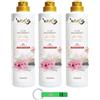 Beni Culinari WEXOR Detergente per pavimenti Elisir Pavimenti Armonia Rosa/Gel Detergente con microcapsule da 750 ml + portachiavi Beni Culinari