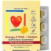 Generic Nutrition for Kids, Omega 3 DHASoft Chew Gummies, gusto frutto della passione, 27 compresse