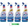 Beni Culinari 4x ACE Sgrassatore Universale,Profumo di Fiori di Lavanda - Rimuove fino al 100% del Grasso Incrostato - Spray 600ml + Portachiavi Beni Culinari in Omaggio