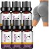 JASUBAI Olio da massaggio tonificante e rassodante per donne, siero per un gluteo rotondo e pieno d'azione | Olio tonificante e lifting per glutei, fianchi e cosce | Assorbimento rapido da 30 ml (6 pezzi)