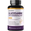 Bumjazz Capsule di Glucosamina Condroitina MSM, 120 Capsule 1500mg Solfato di Glucosamina con Condroitina & MSM per la Salute Articolare, Sostegno alla Cartilagine e Flessibilità