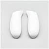 ECOPMAX Impugnature di ricambio per controller Xbox One Elite, nero prestazioni antiscivolo Diamond Texture guide laterali maniglie per controller Xbox Core - Controller non incluso (bianco per Xbox