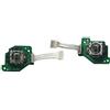 Rinbers® 1 paio di L/R sinistra/destra 3D Joystick analogico con circuito di alimentazione PCB e cavo flessibile di ricambio per Nintendo Wii U Gamepad Controller