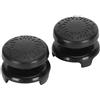 Restokki 2 pcs Soft Silicone Minterio in midio Cover Giotto Giordia per la chiave di gamepad (Negro)