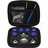 ciciglow Accessorio Controller per , Kit di Strumenti di Riparazione per Interruttore, 11 Chiavi, 4 Paddle, 2 Cacciaviti, 1 Custodia, Parti di Ricambio del Controller(Blu)