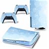 PDURMBUAB Nessuna Schiuma Nessuna Bolla Per PS5 Skin Disc Edition & Digital Console E Controller Vinyl Cover Skins Wraps Resistente Ai Graffi, Compatibile Con 350846(Digital Edition)