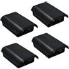 CaoXiong Confezione da 4 copribatteria per controller wireless Xbox 360, kit di ricambio per controller Xbox 360 (nero)