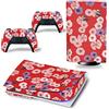 PDURMBUAB Nessuna Schiuma Nessuna Bolla Per PS5 Skin Disc Edition Anime Console E Controller Vinile Cover Wraps Per PS 5 Version 34952(5)