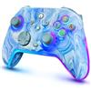 ZRZLMVP Controller di commutazione wireless per interruttore Nitendo/OLED/Lite, controller Switch Pro da 1200 mAh con 10 modalità di luce a colori, interruttore ricaricabile, controllo turbo con vibrazione