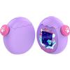 Generico Custodia per Tamagotchi Paradise, copertura in silicone liquido per console di gioco, custodia protettiva antigraffio con copri pulsanti (viola)