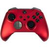 Crazy Controllerz Controller Soft Touch personalizzato per Xbox Elite Series 2, sensazione morbida al tatto, presa aggiunta, colore rosso metallizzato, compatibile con Xbox One, Serie X, Serie S