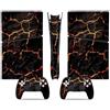 YLMKMVLCZC Pelle Decalcomania Per PS5 Slim Skin Digital Edition Console E Controller Vinyl Cover Skins Wraps Resistente Ai Graffi Compatibile Con 95244 Avvolgimento Della Pelle