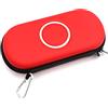 Generic Custodia protettiva rigida per Sony PSP 1000 2000 3000 Game Console Pouch Storage EVA Portable Travel Organizer Bag Protector (rosso)