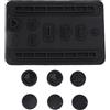 Jiawu Kit di Tappi Morbidi Antipolvere per Console di Gioco 2 Tappi per Porte in Silicone Ultraflessibili per Mantenere le Prestazioni, 10 e 6 Cappucci per Levetta per i Giocatori