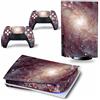 PDURMBUAB Nessuna Schiuma Nessuna Bolla Per PS5 Skin Disc Edition & Digital Edition Console E Controller Vinyl Cover Skins Wraps Resistente Ai Graffi, Compatibile 21089(Digital Edition)