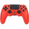 Steeldigi MODELLO PAYAT V3 - CONTROLLER COMPATIBILE WIRELESS CON FILO RED (ROSSO) PS4